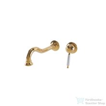   Bugnatese OXFORD falsík alatti mosdó csaptelep 23 cm-es kifolyóval,click-clack leeresztővel,belső egységgel,arany 6346SCDO