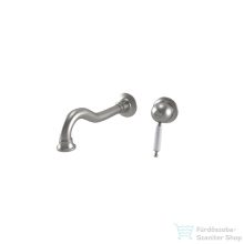   Bugnatese OXFORD falsík alatti mosdó csaptelep 23 cm-es kifolyóval,click-clack leeresztővel,belső egységgel,szálcsiszolt nikkel 6346SCNS