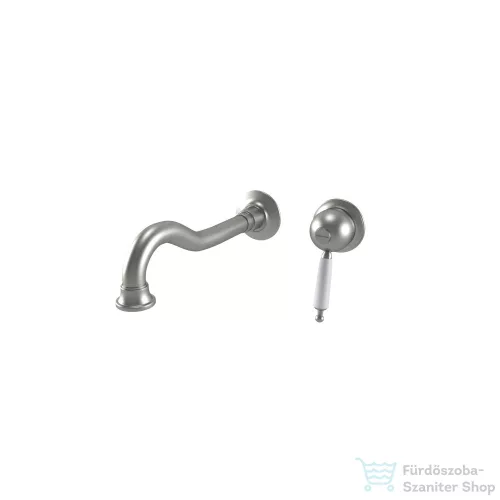 Bugnatese OXFORD falsík alatti mosdó csaptelep 23 cm-es kifolyóval,click-clack leeresztővel,belső egységgel,szálcsiszolt nikkel 6346SCNS