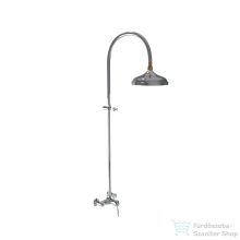   Bugnatese OXFORD zuhanyrendszer 20 cm-es fejzuhannyal,króm/arany 6349CRDO