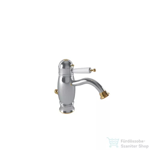 Bugnatese OXFORD termosztátos mosdó csaptelep automata leeresztővel,króm/arany 6362CRDO