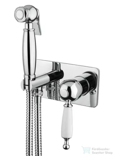 Bugnatese OXFORD Fal alatti bidet csaptelep zuhanyszettel króm színben 6366