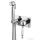 Bugnatese OXFORD Fal alatti bidet csaptelep zuhanyszettel króm színben 6366