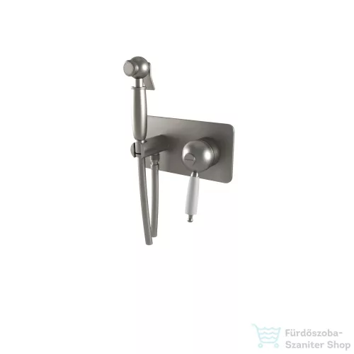 Bugnatese OXFORD falsík alatti bidet csaptelep zuhanyszettel,belső egységgel,szálcsiszolt nikkel 6366NS
