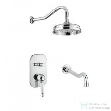   Bugnatese OXFORD Fal alatti esőztető kádkifolyóval króm színben 6369