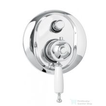   Bugnatese Oxford Fal alatti termosztátos zuhanycsaptelep váltóval króm színben 6378CR