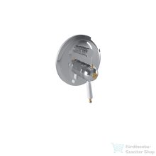   Bugnatese Oxford termosztátos falsík alatti kád/zuhany csaptelep belső egységgel,króm/arany 6378CRDO