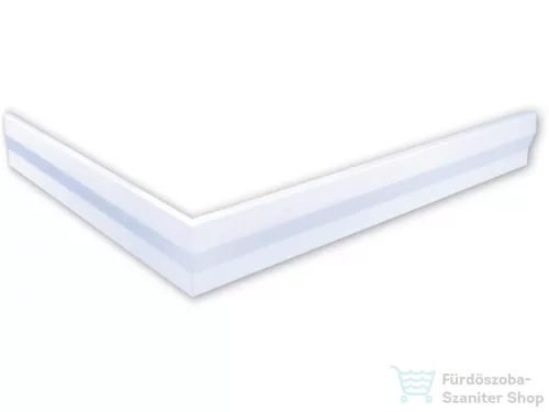 Sapho POLYSAN KARIA/VARESA 90x80 sarok előlap, jobb/fehér 63812R