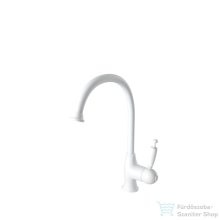   Bugnatese Oxford álló mosogató csaptelep,matt fehér 6381BI