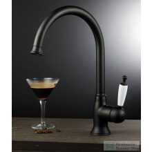   Bugnatese Oxford álló mosogató csaptelep,matt fekete 6381NE