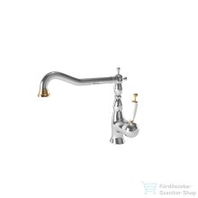   Bugnatese Oxford álló mosogató csaptelep leeresztő nélkül,króm/arany 6382CRDO