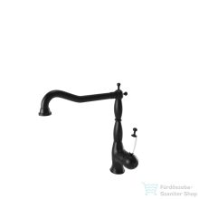   Bugnatese Oxford álló mosogató csaptelep leeresztő nélkül,matt fekete 6382HNE