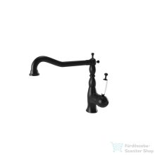   Bugnatese Oxford álló mosogató csaptelep leeresztő nélkül,matt fekete 6382NE