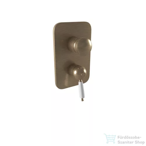 Bugnatese OXFORD falsík alatti kád/zuhany csaptelep belső egységgel,bronz 6392BR