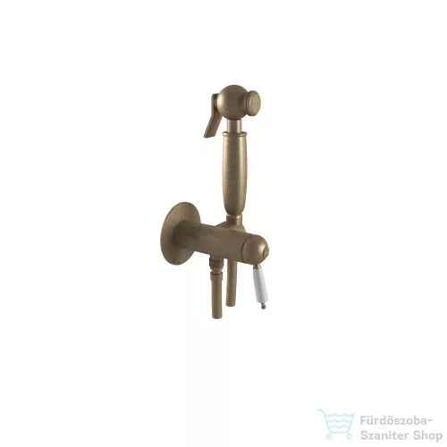 Bugnatese OXFORD falsík alatti bidet csaptelep zuhanyszettel,belső egységgel,matt bronz 6393BO