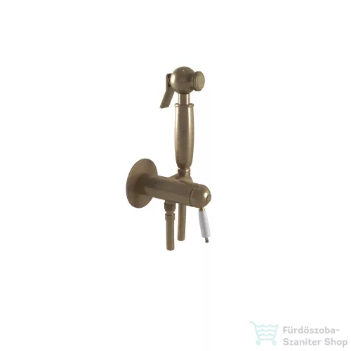 Bugnatese OXFORD falsík alatti bidet csaptelep zuhanyszettel,belső egységgel,bronz 6393BR
