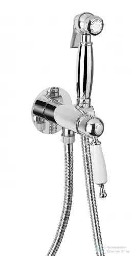 Bugnatese OXFORD Fali bidet csaptelep zuhanyszettel króm színben 6393CR