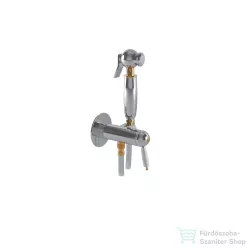   Bugnatese OXFORD falsík alatti bidet csaptelep zuhanyszettel,belső egységgel,króm/arany 6393CRDO