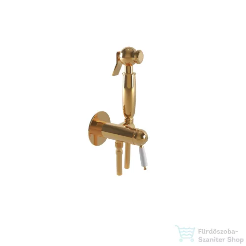 Bugnatese OXFORD falsík alatti bidet csaptelep zuhanyszettel,belső egységgel,arany 6393DO
