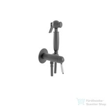   Bugnatese OXFORD falsík alatti bidet csaptelep zuhanyszettel,belső egységgel,matt fekete 6393NE