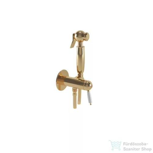 Bugnatese OXFORD falsík alatti bidet csaptelep zuhanyszettel,belső egységgel,sárgaréz 6393ON