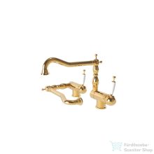   Bugnatese OXFORD lehajtható mosogató csaptelep,arany 6396DO