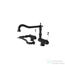   Bugnatese OXFORD lehajtható mosogató csaptelep,matt fekete 6396NE