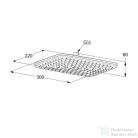 Kludi Freshline fejzuhany  6445005-00