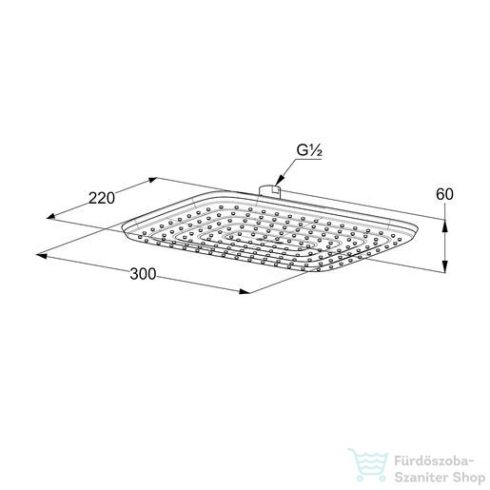 Kludi Freshline fejzuhany  6445005-00