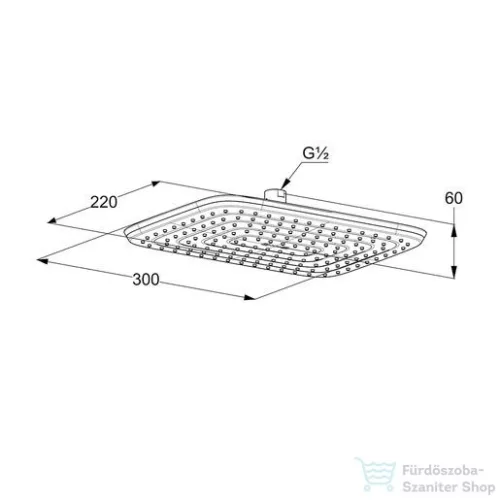 Kludi Freshline fejzuhany  6445005-00