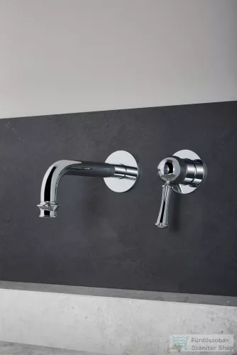 Bugnatese DENVER falsík alatti mosdó csaptelep 19 cm-es kifolyóval,click-clack leeresztővel,króm 6451SCCR