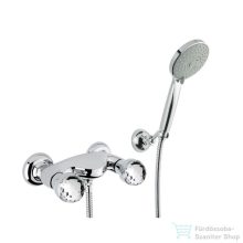   Bugnatese AXO Fire zuhany csaptelep zuhanyszettel,króm 648FCR