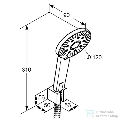 Kludi A-QA 3s zuhanyszett 6575005-00