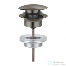   Grohe leeresztő szett push-open (túlfolyós mosdókagylóhoz), szálcsiszolt grafit 65807AL0