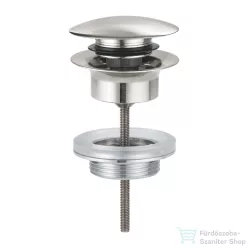   Grohe leeresztő szett push-open (túlfolyós mosdókagylóhoz),Supersteel 65807DC0