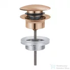 Grohe leeresztő szett push-open (túlfolyós mosdókagylóhoz), szálcsiszolt warm sunset 65807DL0