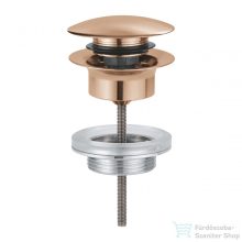   Grohe leeresztő szett push-open (túlfolyós mosdókagylóhoz), szálcsiszolt warm sunset 65807DL0