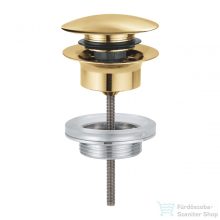   Grohe leeresztő szett push-open (túlfolyós mosdókagylóhoz),szálcsiszolt cool sunrise 65807GN0