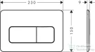 Hansgrohe iFRAME ORIGINAL Q dual nyomólap, króm 66001000