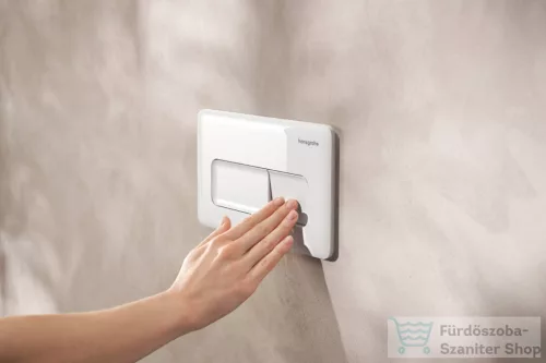 Hansgrohe iFRAME ORIGINAL Q dual nyomólap, fényes fehér 66001450