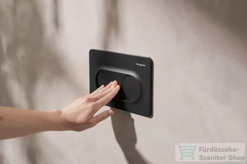 Hansgrohe iFRAME ORIGINAL S dual nyomólap, matt fekete 66002670