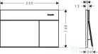 Hansgrohe iFRAME ELEMENT E dual nyomólap, matt fehér 66003700
