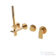   Bugnatese SIMPLE falsík alatti kád csaptelep kézizuhannyal,PVD arany 6601PO