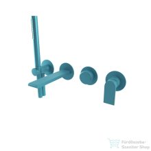   Bugnatese SIMPLE falsík alatti kád csaptelep kézizuhannyal,pasztell türkizkék 6601TP