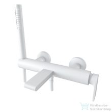   Bugnatese SIMPLE Kádcsaptelep, zuhanyszettel, fehér színben 6602BI