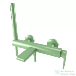  Bugnatese SIMPLE kádtöltő csaptelep zuhanyszettel,pasztell zöld 6602VP