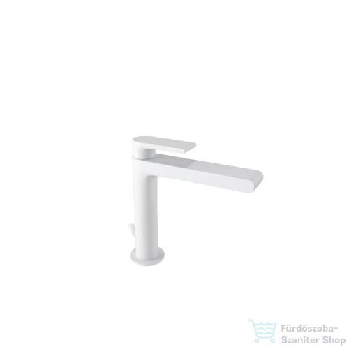 Bugnatese SIMPLE mosdó csaptelep, automata leeresztővel,  matt fehér 6613BI