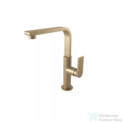 Bugnatese SIMPLE magasított mosdó csaptelep automata leeresztővel,matt bronz 6618BO