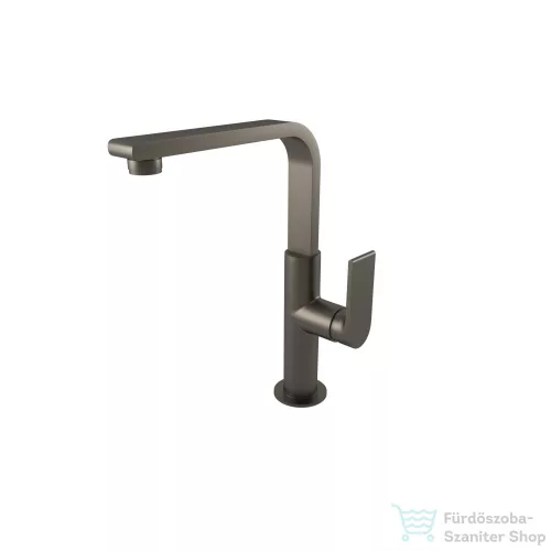 Bugnatese SIMPLE magasított mosdó csaptelep, automata leeresztővel, grafit 6618GF