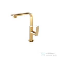   Bugnatese SIMPLE magasított mosdó csaptelep automata leeresztővel,PVD arany 6618PO